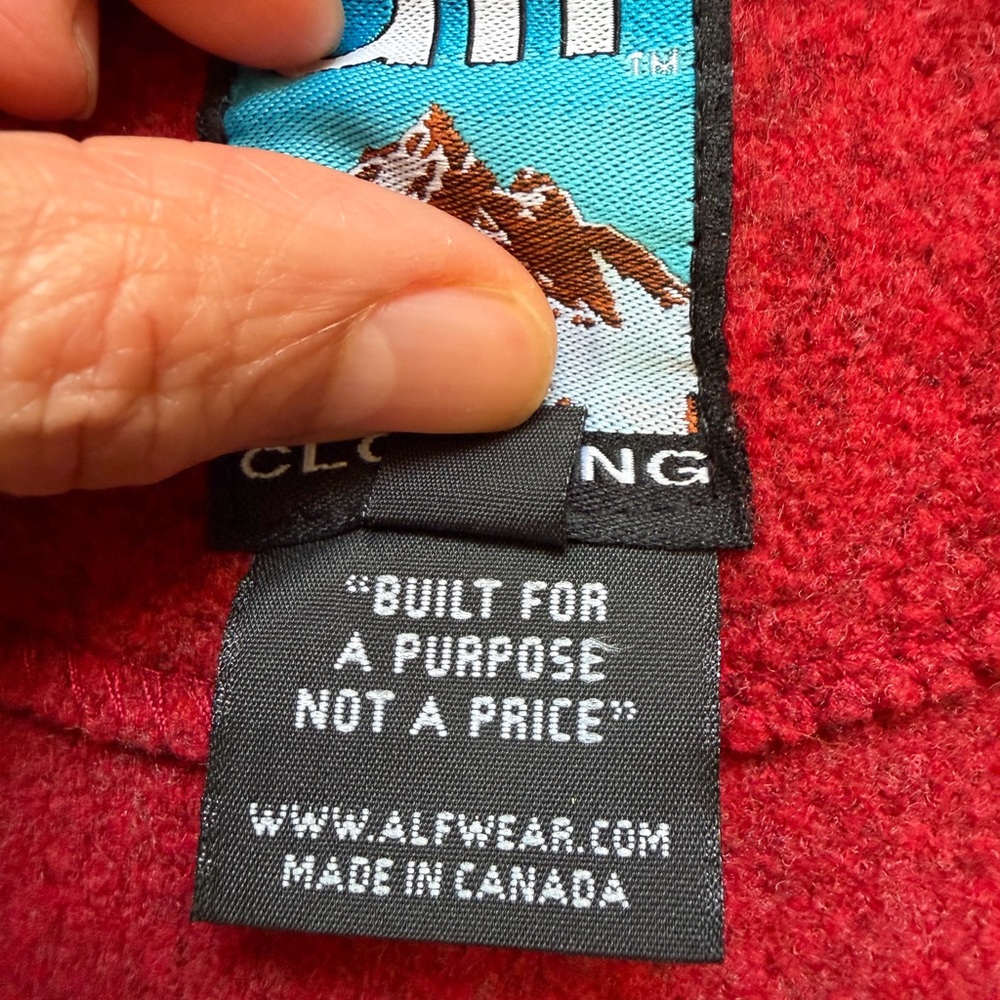 Vintage ALF Kuhl  Red and black Jacket - Picture 6 of 10